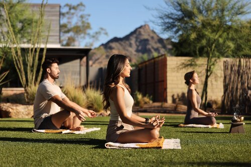 meditation in Sol Garden