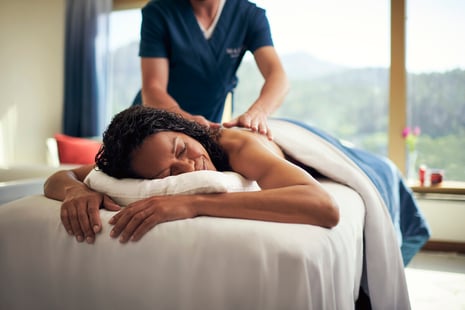 Wellness massage on board