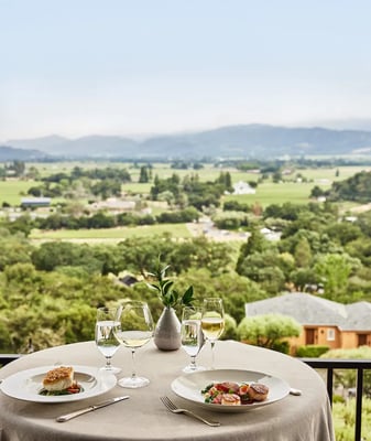 Auberge du Soleil Dining View