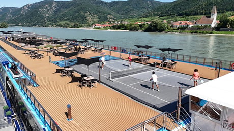 Pickleball deck
