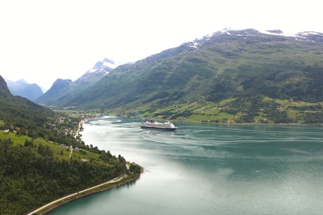 Queen Anne in Norwegian fjords