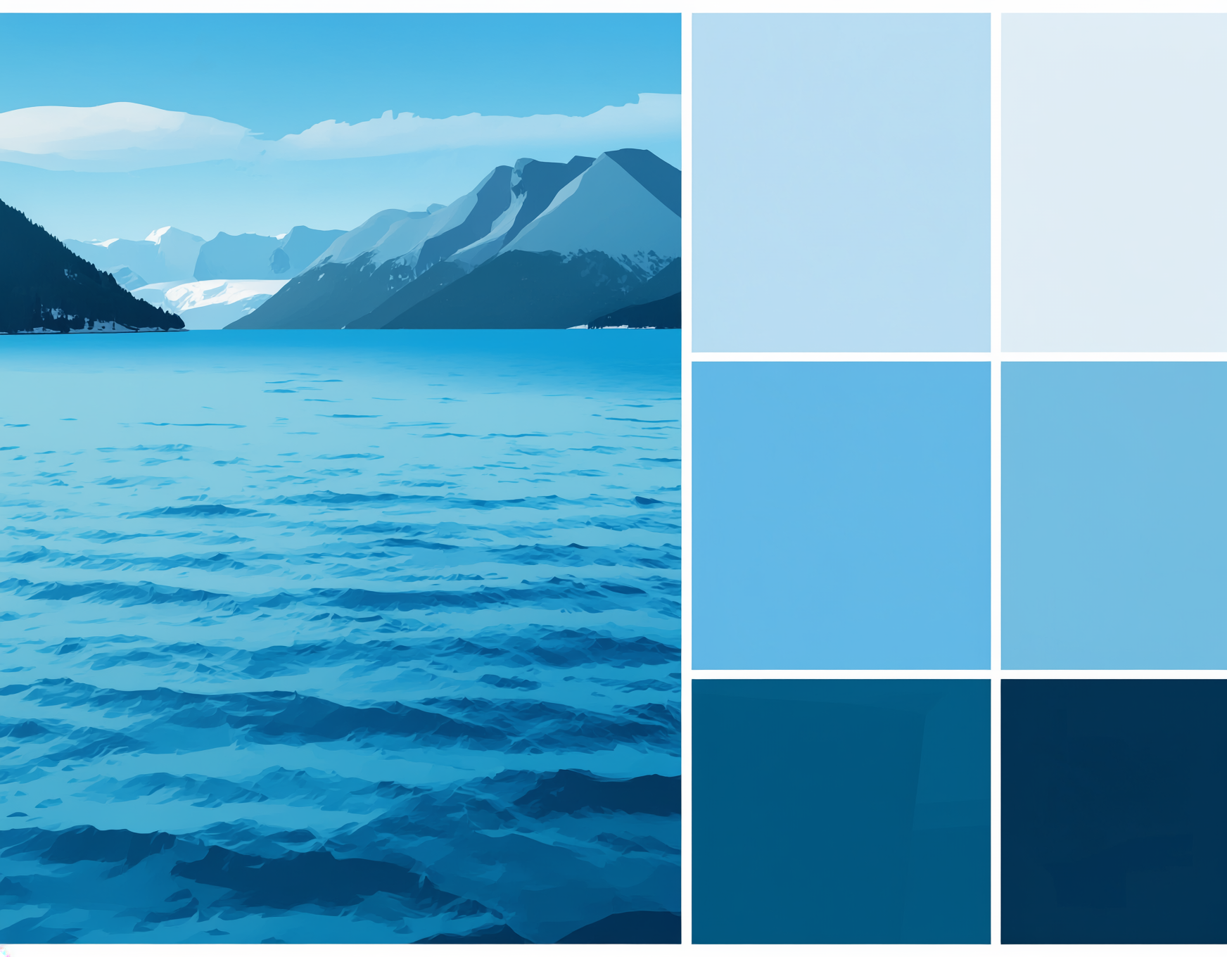 Firefly_alaska-color palette