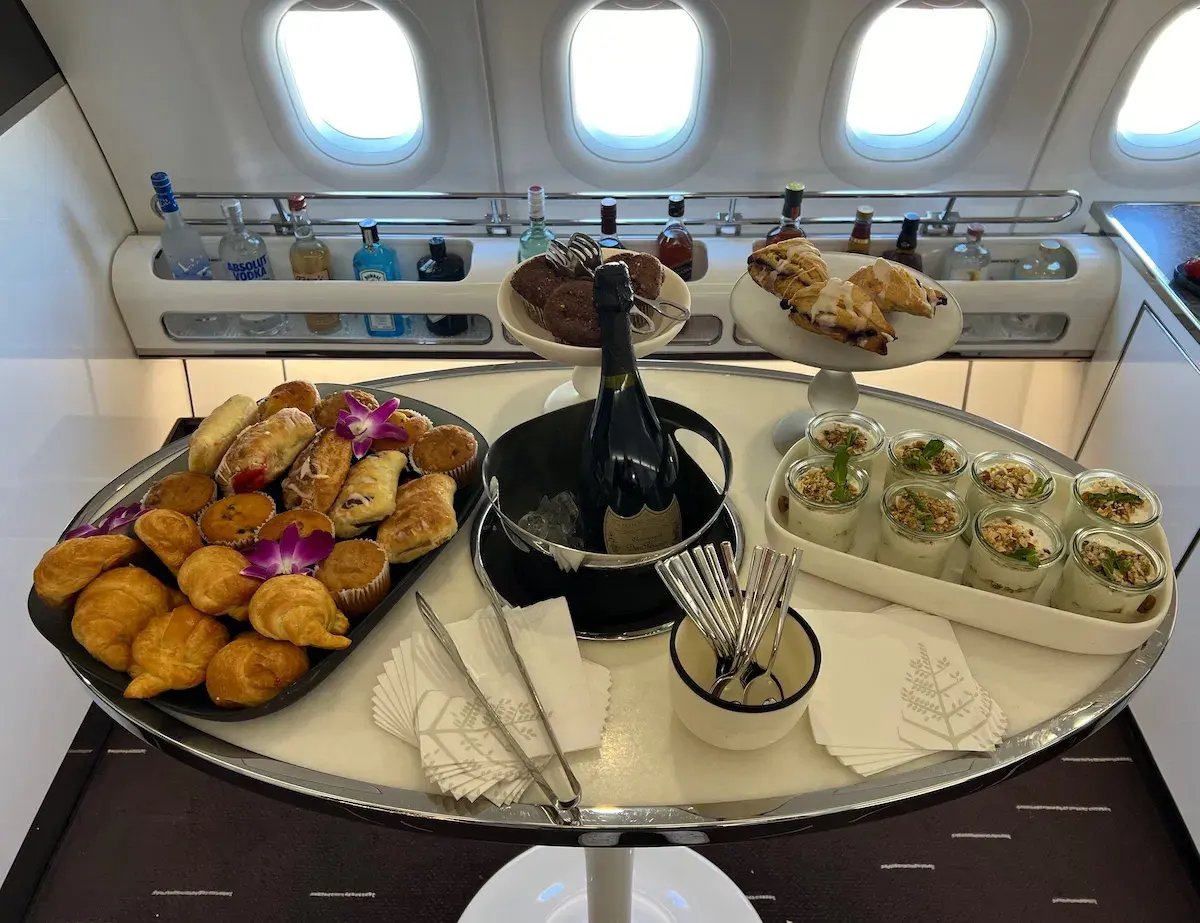 Four-Seasons-Private-Jet-40 - food