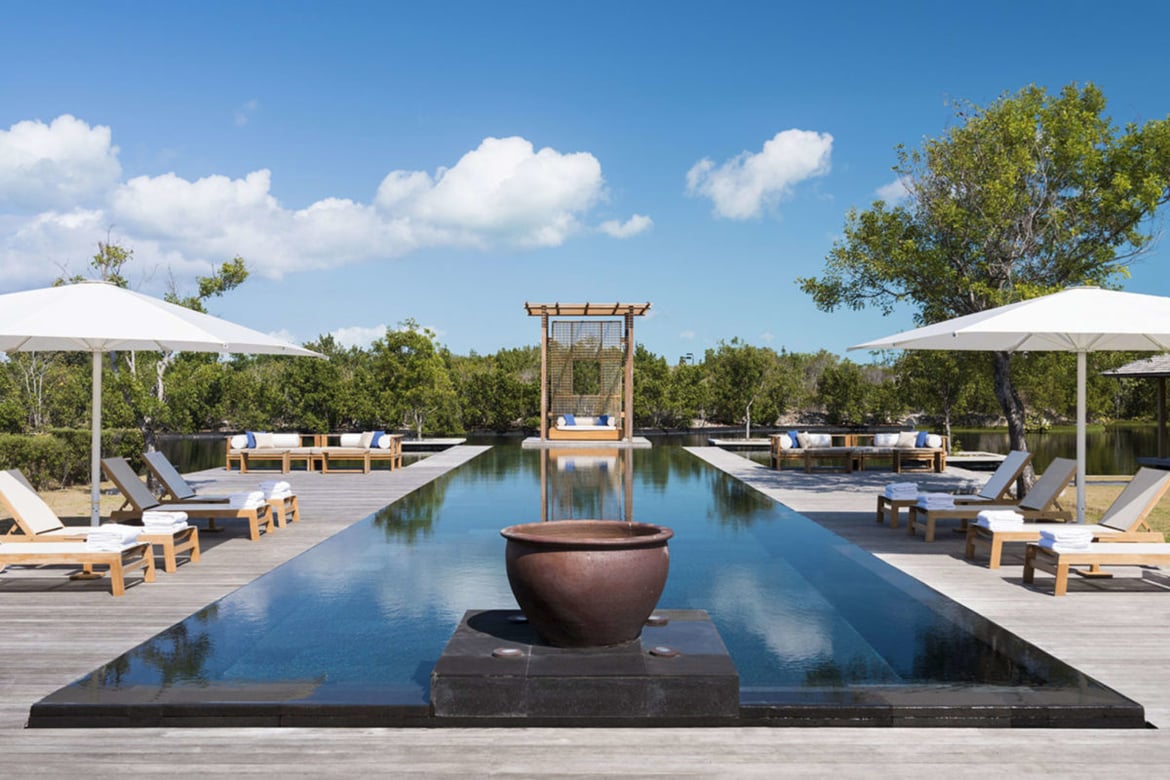 Outdoor Dining Amanyara Turks Caicos