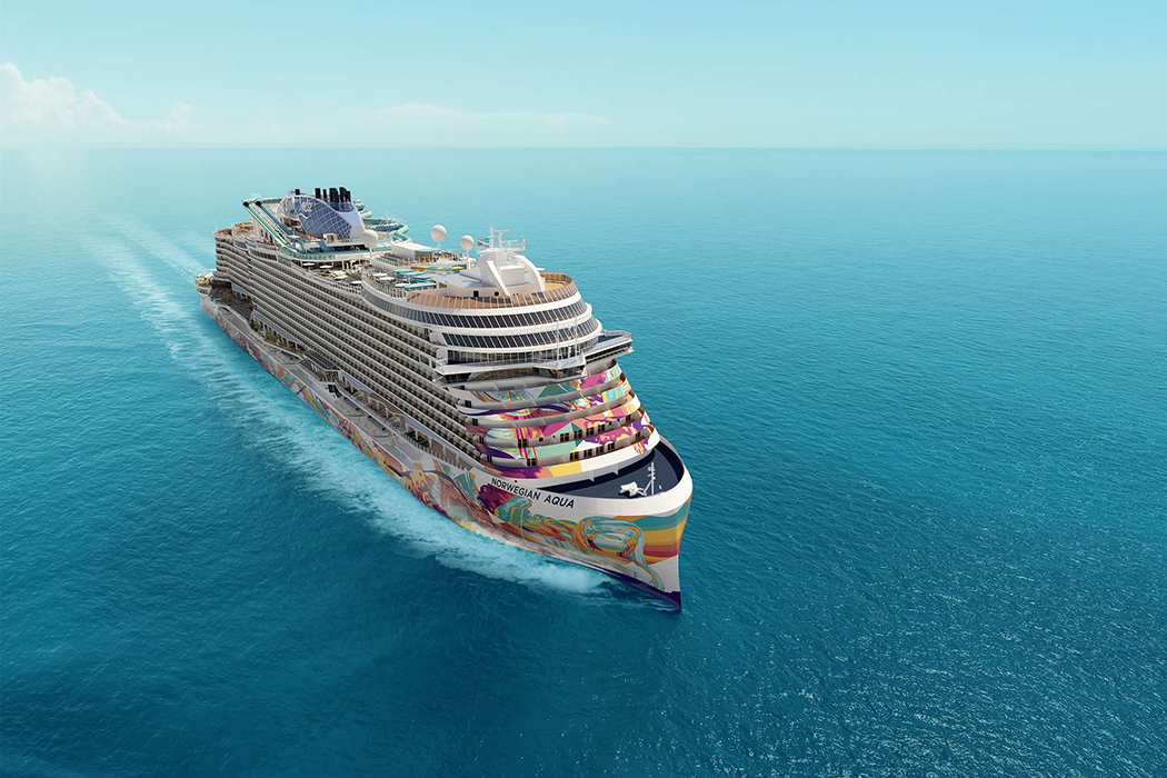NCL Aqua Ship ariel