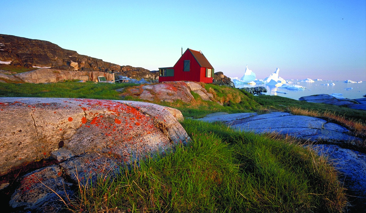 Zegrahm scenery and red house