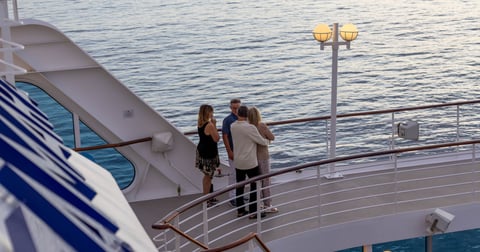 Deck sunset