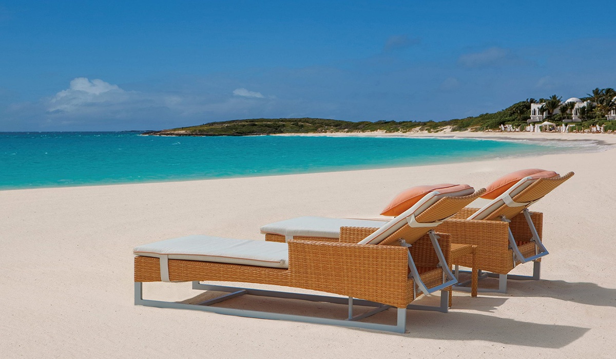 Belmond Cap Juluca Beach Chairs on White Sand