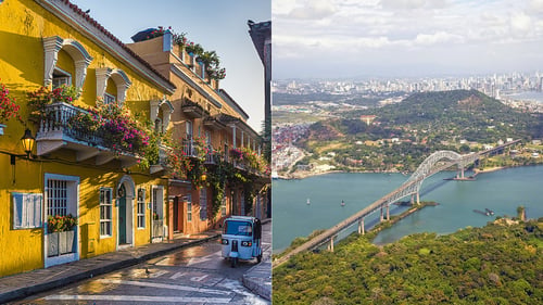cartagena panama collage