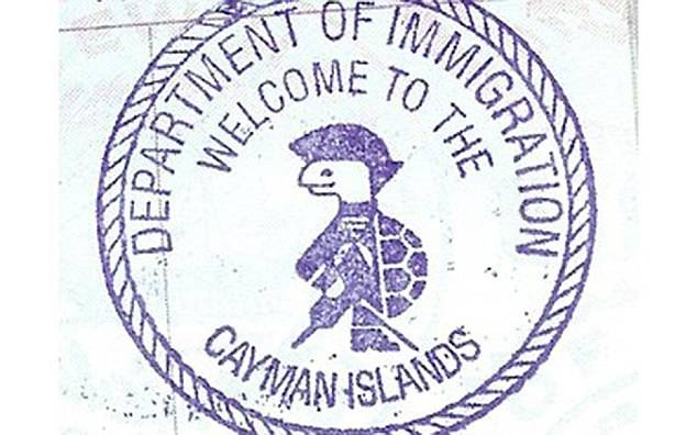 cayman island passport stamps