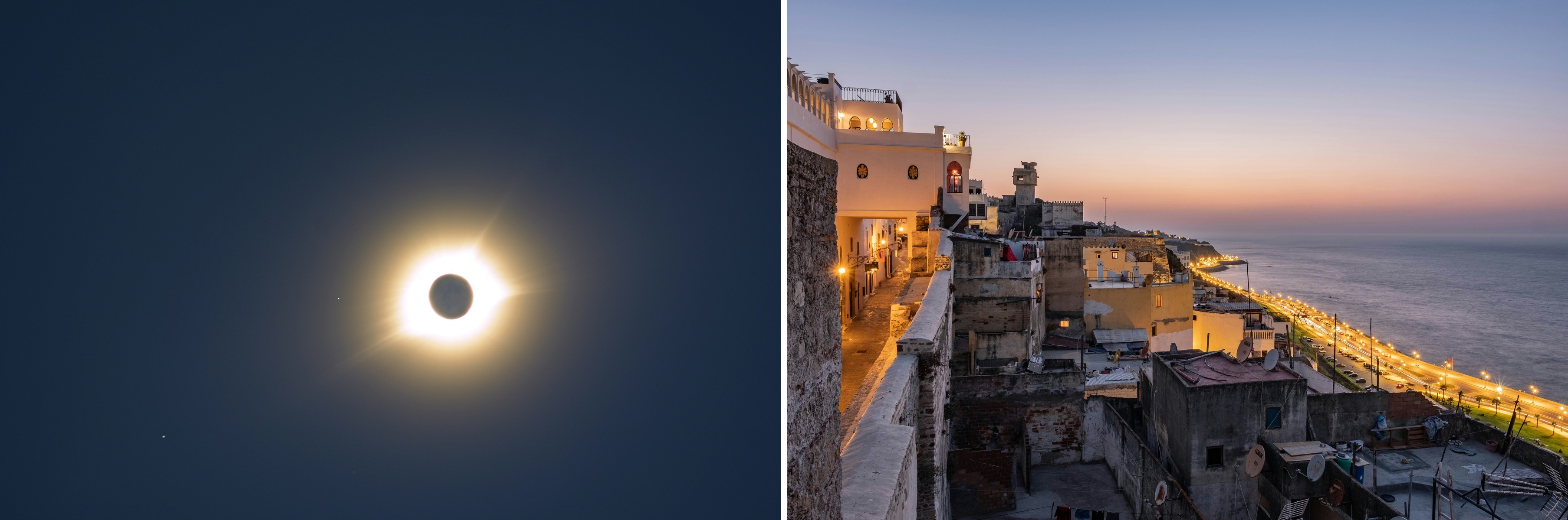Eclipse in Tangier collage