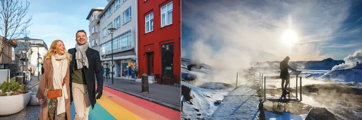 couple in Iceland 