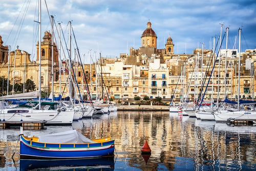 Valletta harbor