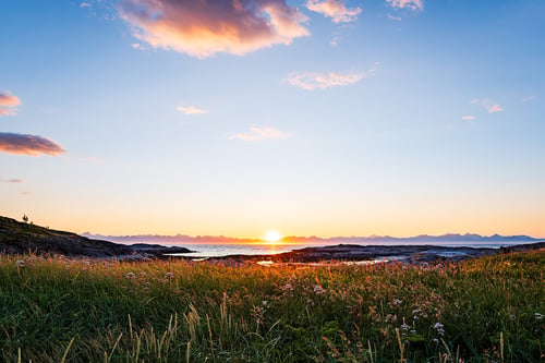 midnight sun, alaska