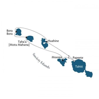 paul gauguin map society islands