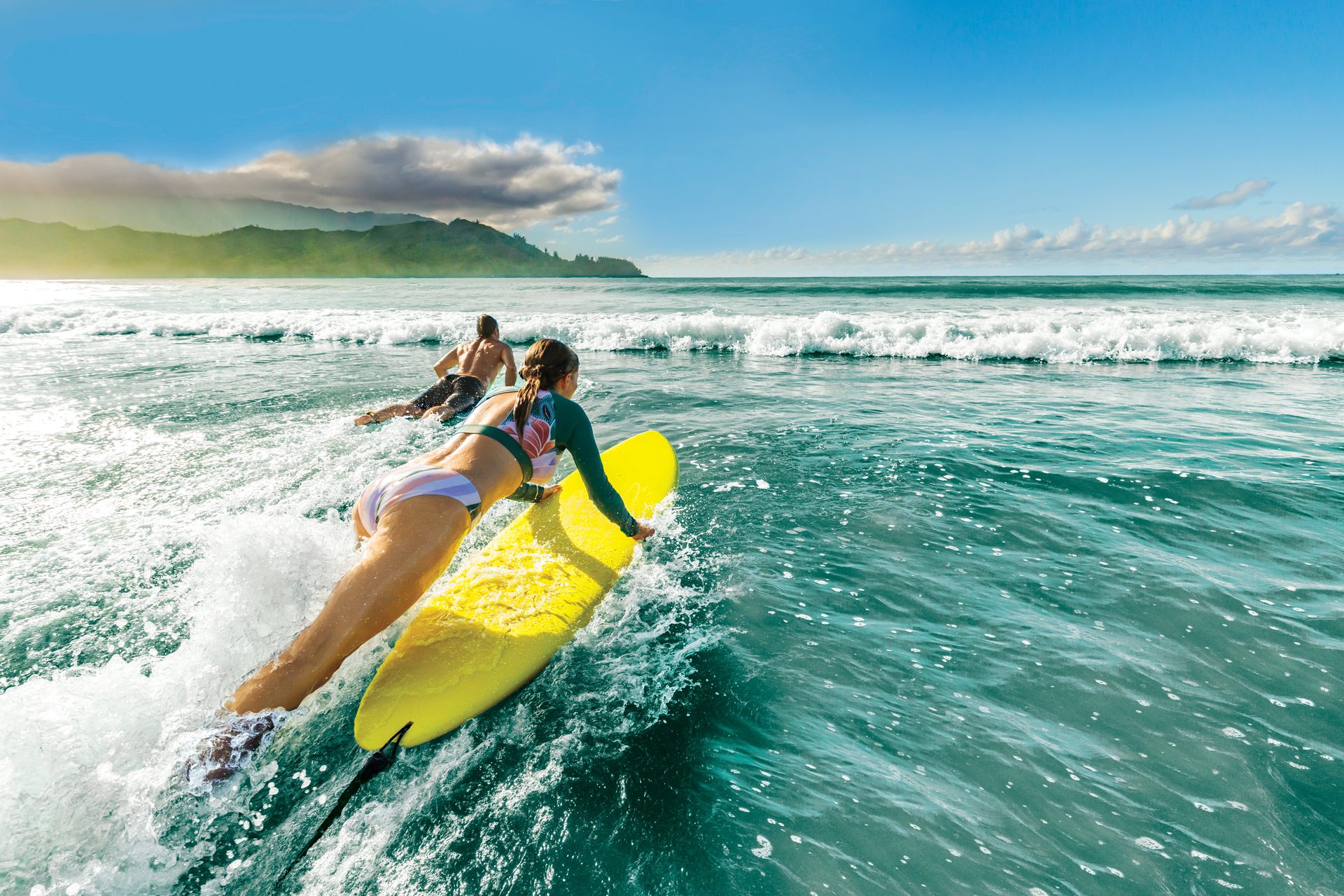 surf paddle out 