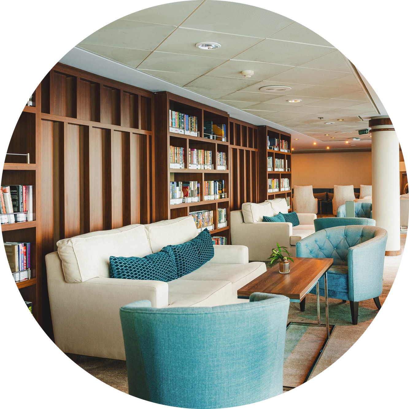 azamara-library-circle